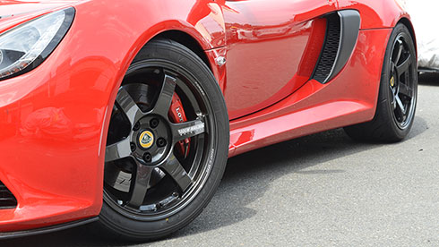 EXIGE V6用 専用ホイール RAYS TE37 SAGA