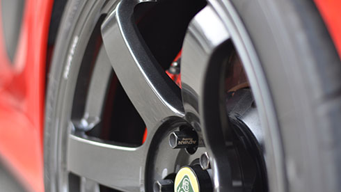 EXIGE V6用 専用ホイール RAYS TE37 SAGA