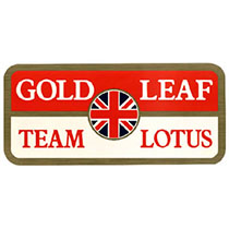 ステッカー　TEAM LOTUS GOLD LEAF