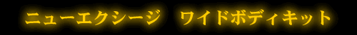 ニューエクシージ ワイドボディキット